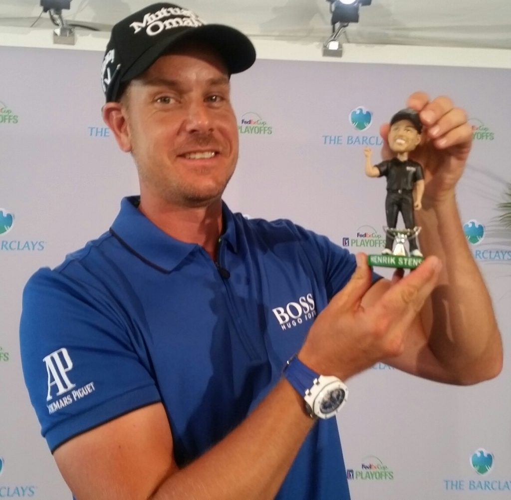 It's not his Rio Games Silver Medal but it's a special FedEx Cup bobblehead of Stenson. (Photo - www.golfbytourmiss.com)