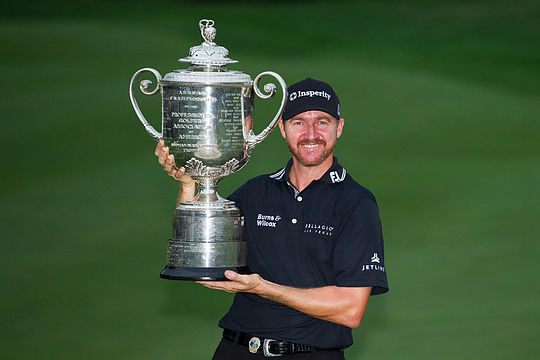 Six times lucky for Texan Jimmy Walker in capturing the 2016 PGA Championship. (Photo - Anthony Powter/www.golfgrinder.com)