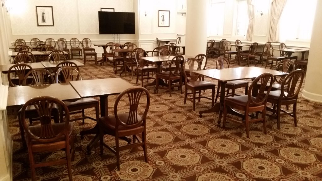 The tea room as it looks today.