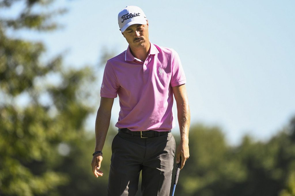 American Justin Thomas calls for change to 'God awful' rule after being slapped with a one stroke penalty. (Photo - PGA Tour)