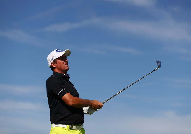 Scott Hend flying in first class at the KLM Open (Photo - European Tour)