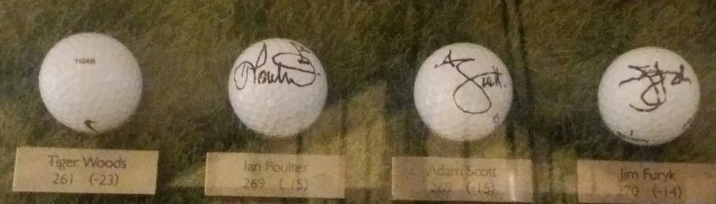 The top-four place finishes at The Grove in 2006.