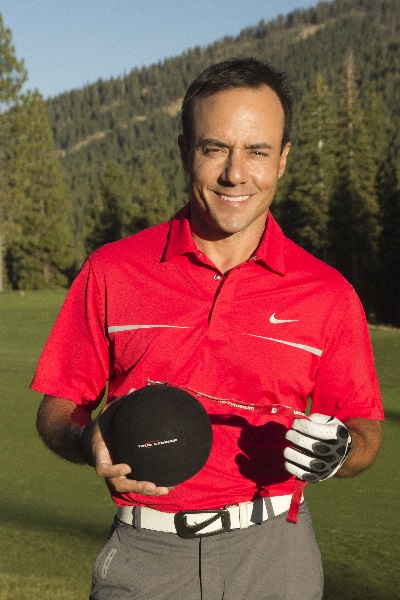 The Smart Ball - a training aid by Tour Striker now being used by Marc Warren.