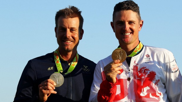 Rio rivals but now Henrik Stenson and Justin Rose will be team mates in 2017 Zurich Classic of New Orleans.
