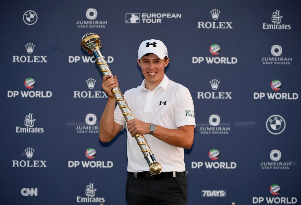England's Matt Fitzpatrick wins the 2016 DP World Tour Championship.