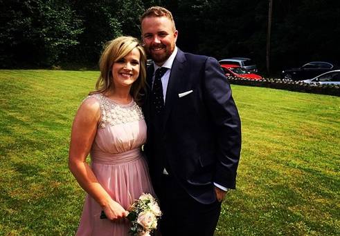 Shane Lowry and his wife, Wendy expecting a first child in February 2017.