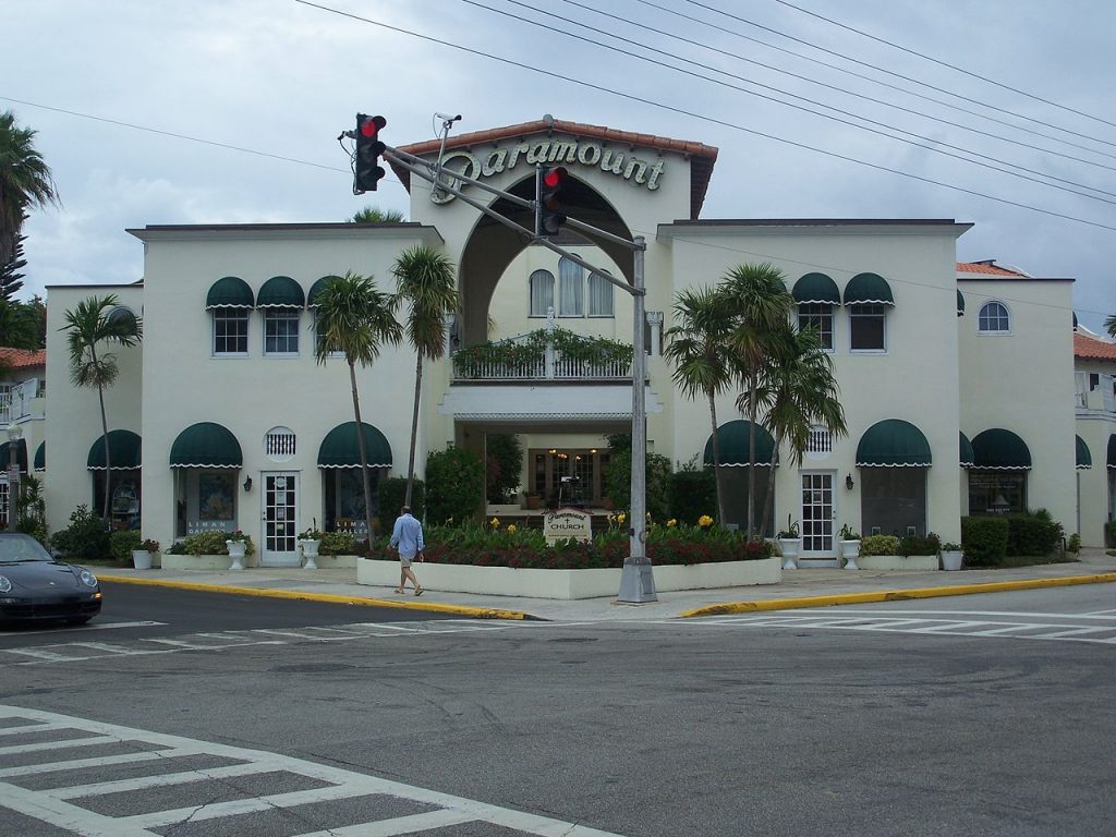 The stunning Paramount Theatre in West Palm Beach.