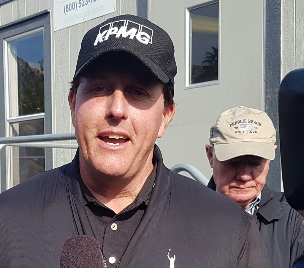 Phil Mickelson returns to competition after a three month absence and also two hernia operations clearly targeting a 12th Ryder Cup appearance.