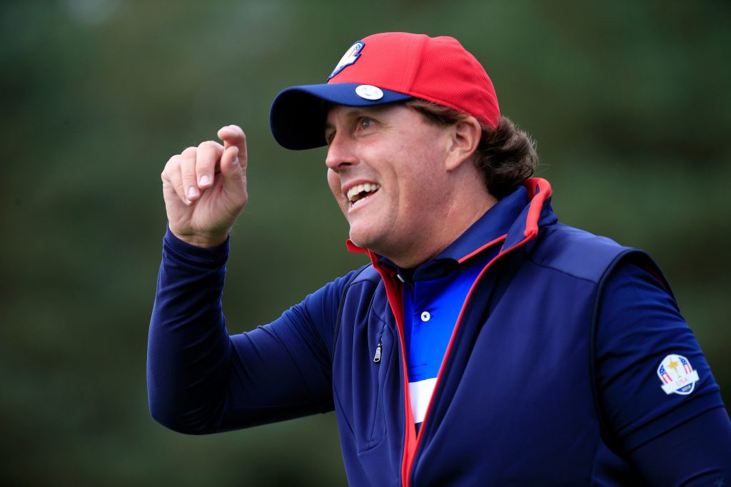 Phil Mickelson gives the all clear to his return to competition at this week's Career Builder Challenge. (Photo - PGA of America)