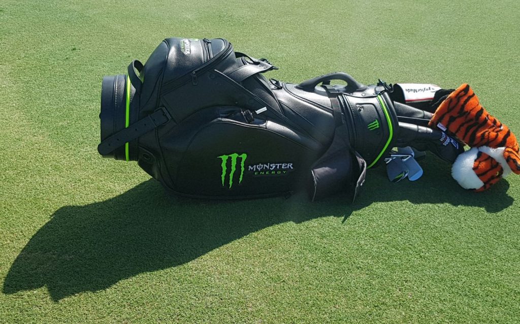 Tiger's new golf bag photograph at the Hero World Challenge but now sporting a new 3-wood. (Photo - www.golfbytourmiss.com)