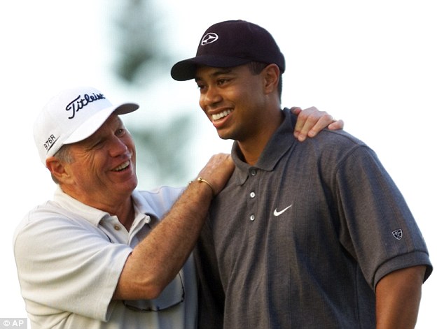 Butch Harmon and Tiger Woods in happier times.