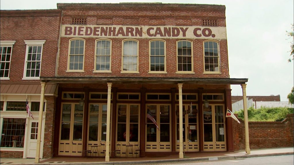 The Biedenharn Candy Co where Coca-Cola was first bottled in 1894.