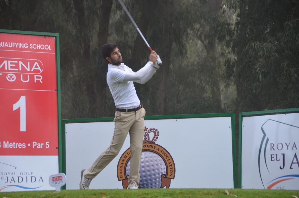 Feroz Singh Garewal - Rising Indian star lying 1st heading to the final round of the 2017 MENA Tour Q-School. (Photo - Mena Tour)