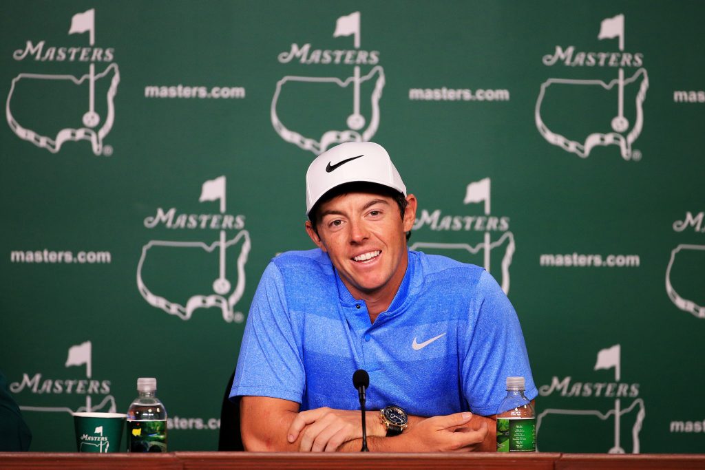 Rory McIlroy gets a first look this year at Augusta National.
