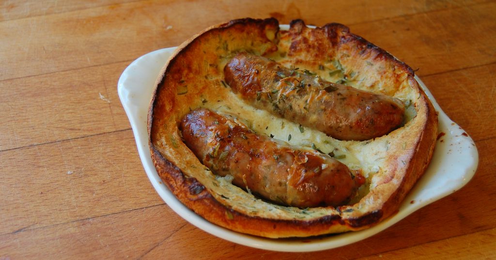 Toad in the Hole and it could be Danny Willett's main meal choice for his Champions Dinner on April 4th,