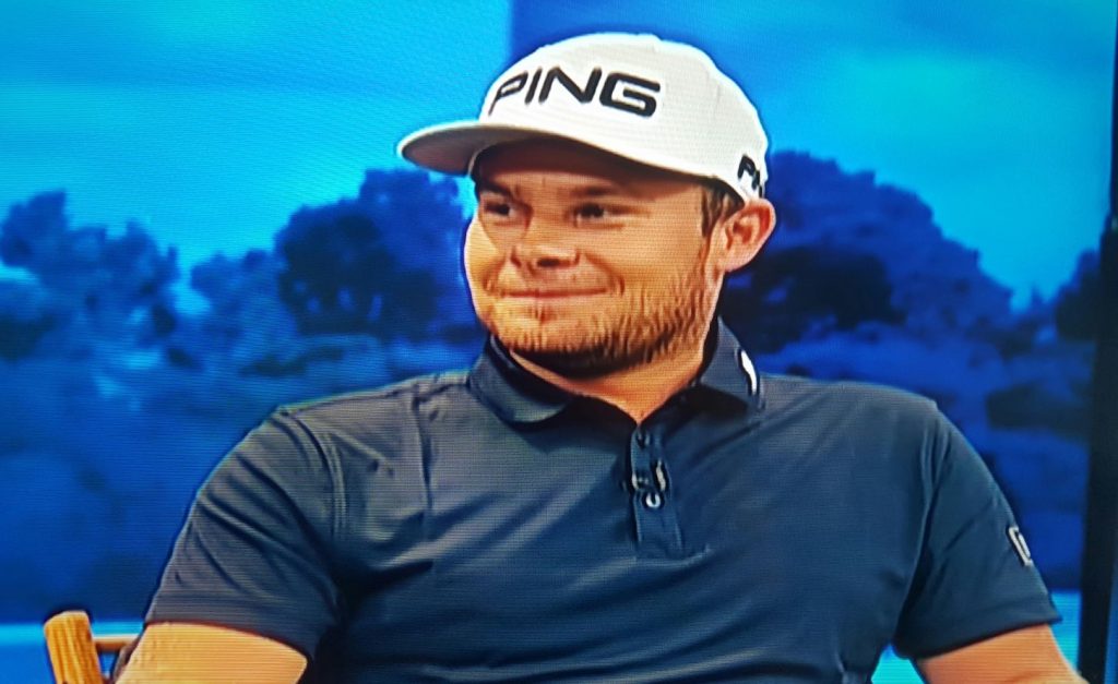 Tyrrell Hatto on the Golf Channel explaining to his US fans how to pronounce his name