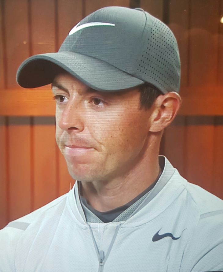 Rory McIlroy day two 2017 Masters